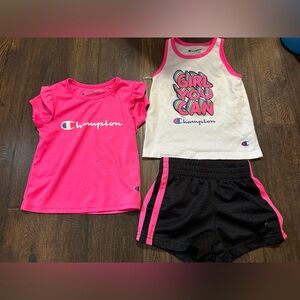 Toddler Girl 2T Champion Matching Outfit- PLAY CLOTHES